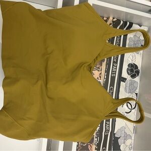 Lululemon Athletica Yellow Tank Top